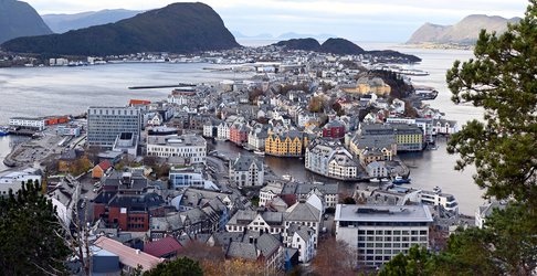 Focus su Alesund centro