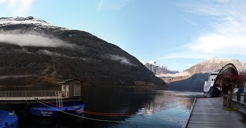 Il molo di Geiranger